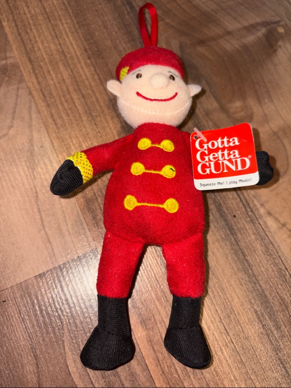 Gund Musical TOY SOLDIER CHRISTMAS ORNAMENT  New w/ Tag